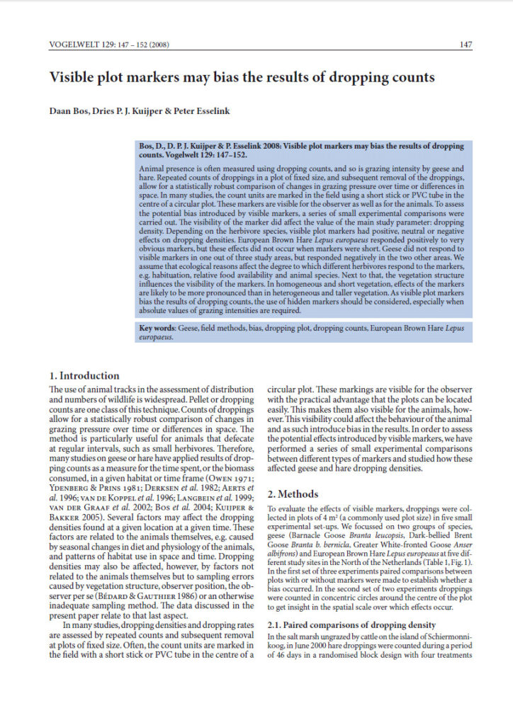 Visible Plot Markers May Bias The Results Of Dropping Counts