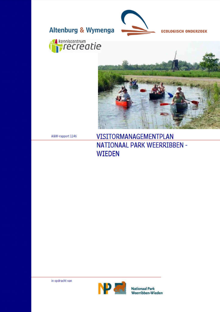 Visitormanagementplan Nationaal Park Weerribben Wieden