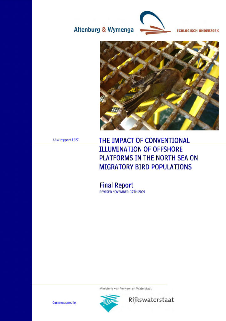 The Impact Of Conventional Illumination Of Offshore Platforms In The North Sea On Migratory Bird Populations