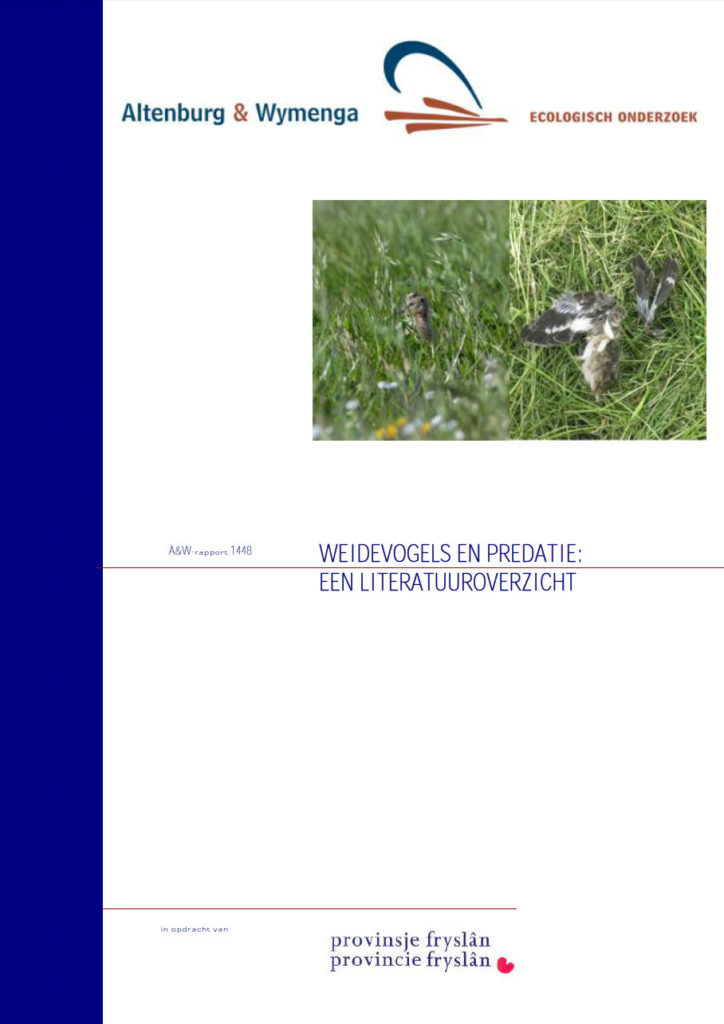 Weidevogels En Predatie Een Literatuuroverzicht