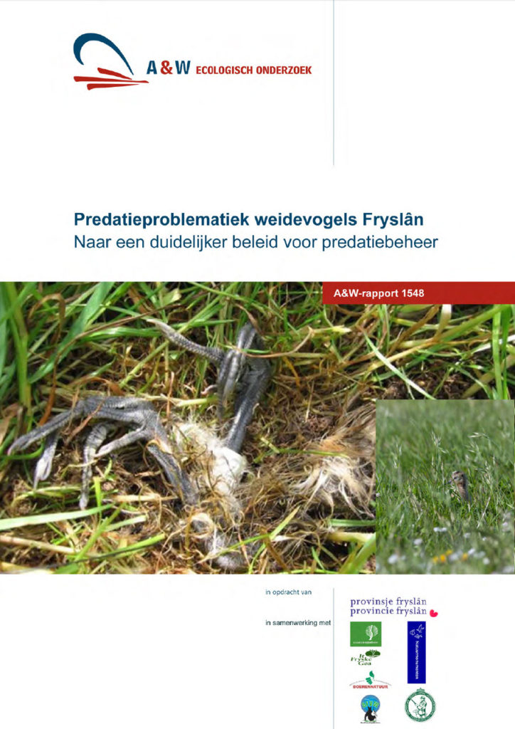 Predatieproblematiek Weidevogels Fryslân
