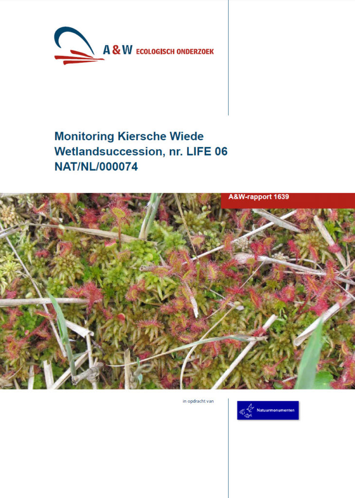 Monitoring Kiersche Wiede Wetlandsuccessionnr LIFE 06 NATNL000074