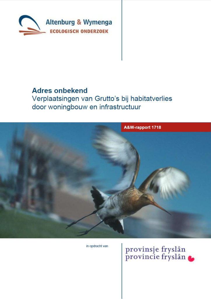 Adres Onbekend. Verplaatsing Van Grutto’s Bij Habitatverlies Door Woningbouw En Infrastructuur