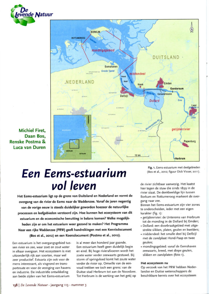 Firet Et Al Een Eems Estuiarium Vol Leven DLN 113