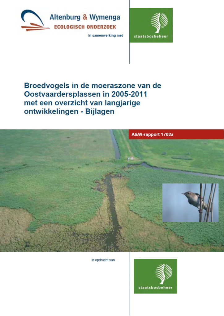Broedvogels In De Moeraszone Van De Oostvaardersplassen In 2005 2011 Met Een Overzicht Van Langjarige Ontwikkelingen Bijlagen