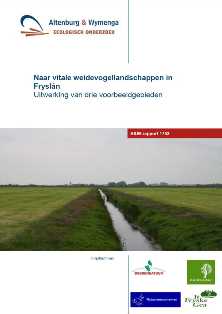 Naar Vitale Weidevogellandschappen In Fryslân, Uitwerking Van Drie Voorbeeldgebieden