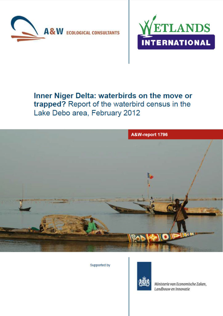 Inner Niger Delta Waterbirds On The Move Or Trapped Report Of The Waterbird Census In The Lake Debo Area February 2012