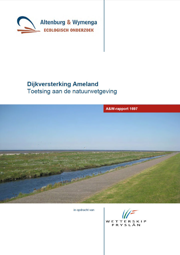 Dijkversterking Ameland. Toetsing Aan De Natuurwetgeving