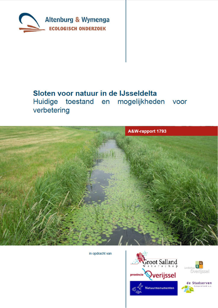 Sloten Voor Natuur In De IJsseldelta, Huidige Toestand En Mogelijkheden Voor Verbetering