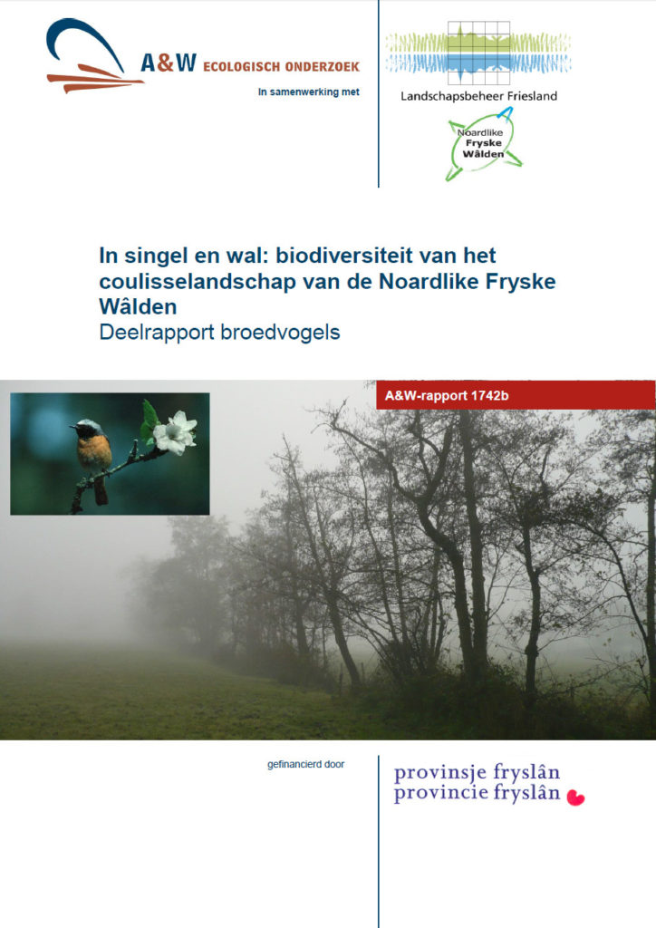 In Singel En Wal Biodiversiteit Van Het Coulisselandschap Van De Noardlike Fryske Wâlden Deelrapport Broedvogels