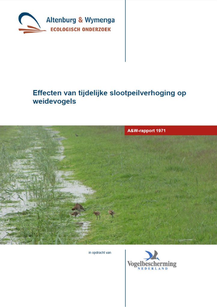 Effecten Van Tijdelijke Slootpeilverhoging Op Weidevogels