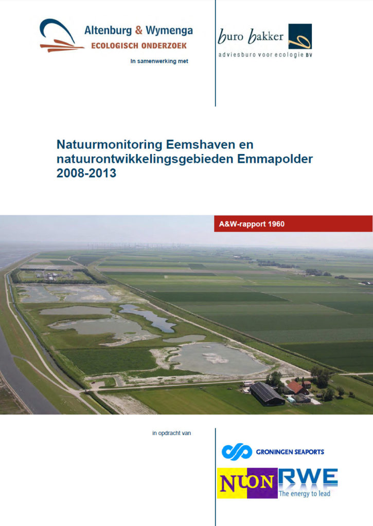 Natuurmonitoring Eemshaven En Natuurontwikkelingsgebieden Emmapolder 2008 2013