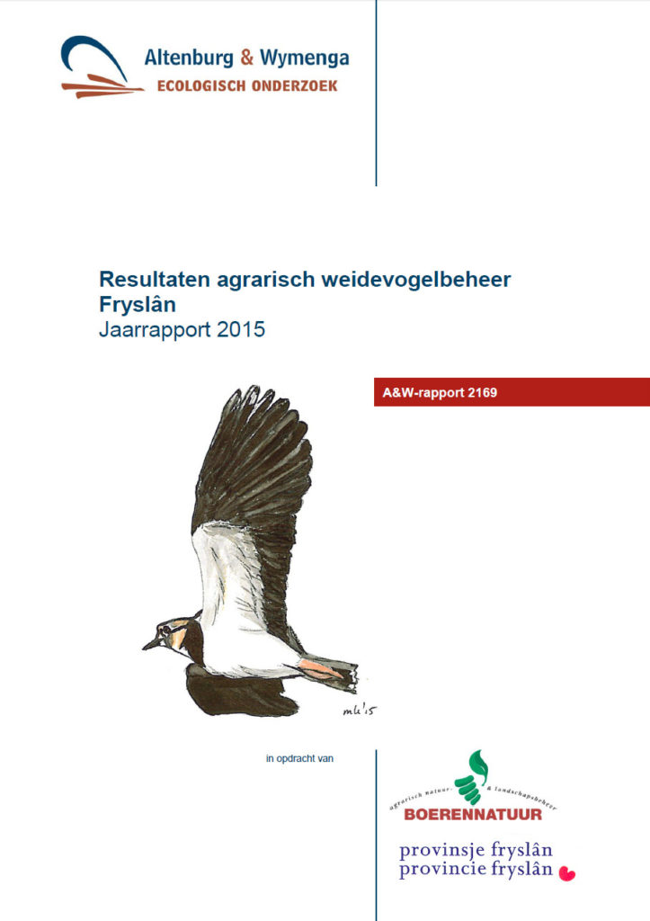Resultaten Agrarisch Weidevogelbeheer Fryslân. Jaarrapport 2015