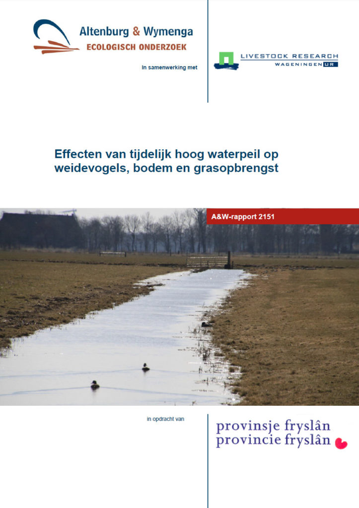 Effecten Van Tijdelijk Hoog Waterpeil Op Weidevogels, Bodem En Grasopbrengst
