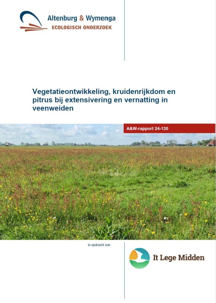 Vegetatieontwikkeling, Kruidenrijkdom En Pitrus Bij Extensivering En Vernatting In Veenweiden